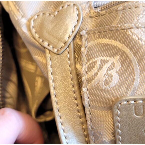 Brighton Light Beige Croc Embossed Shoulder Bag U346867 - Picture 6 of 12